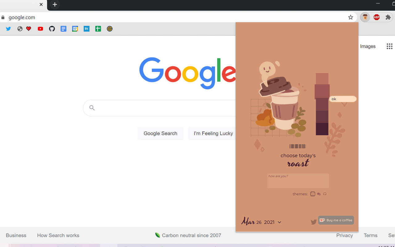 coffeelings - for Chrome Manifest V3 - 截图 3