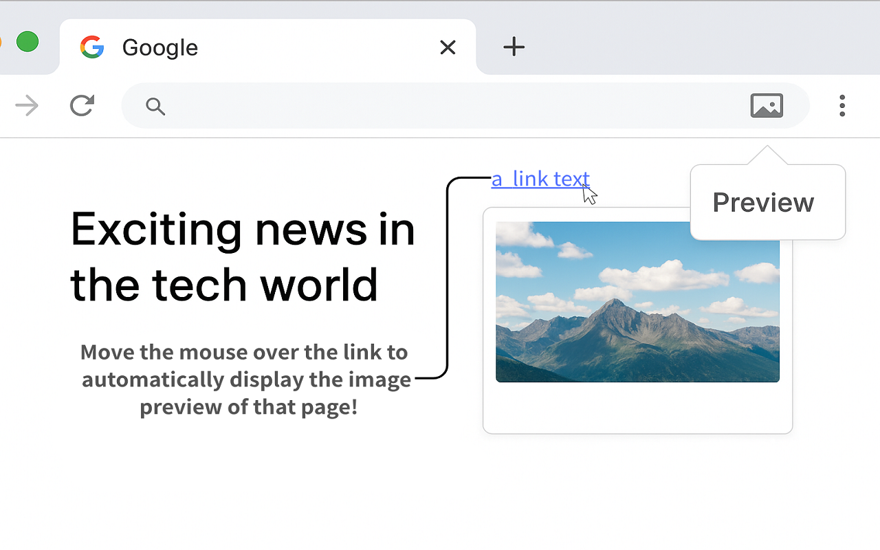 Previewer - Link Preview on Hover & Website Thumbnail - 截图 1