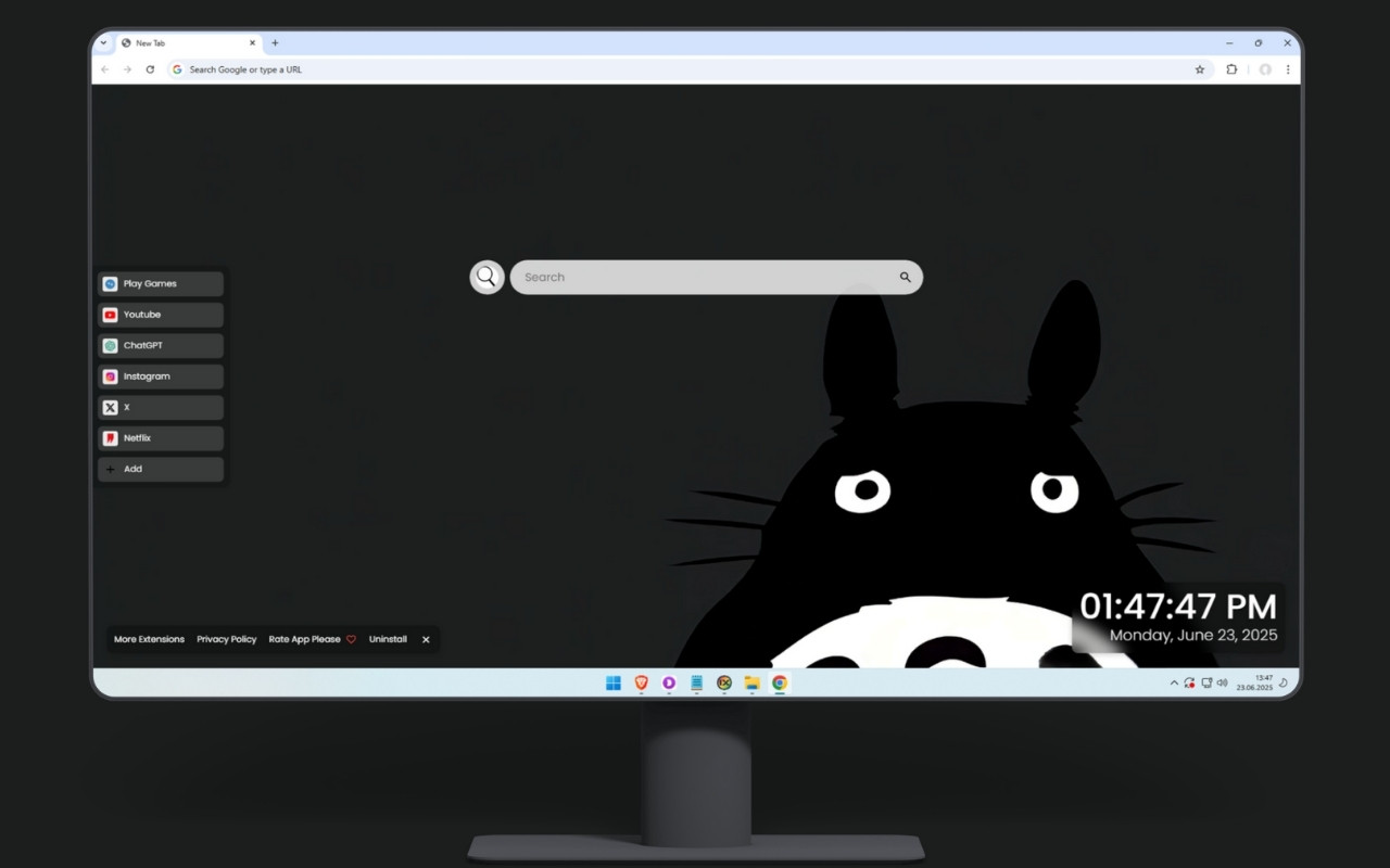 Totoro Minimalist Live Wallpaper - 截图 2