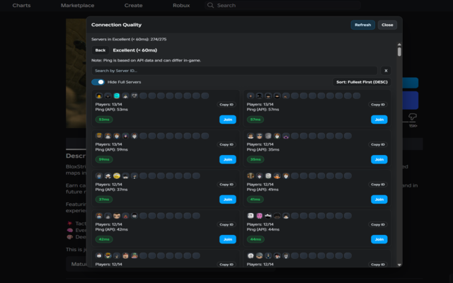 RoBrowser - Server finder for Roblox - 截图 3