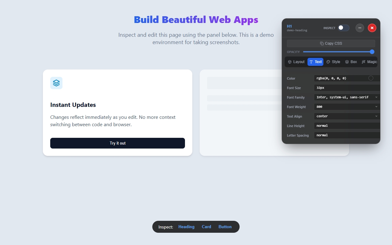 CSS Pro Editor & Debugger - 截图 3