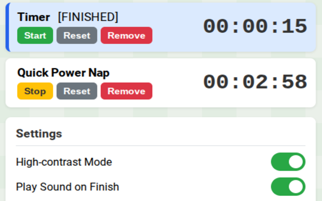 Panda Multi-Timer & Stopwatch - 截图 3