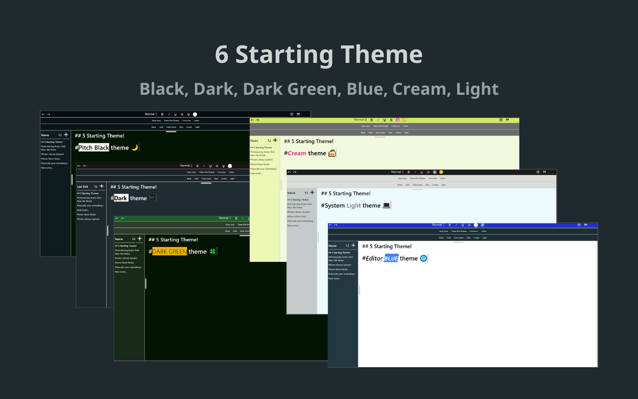 Kotes: Rich New Tab Notes - 截图 2