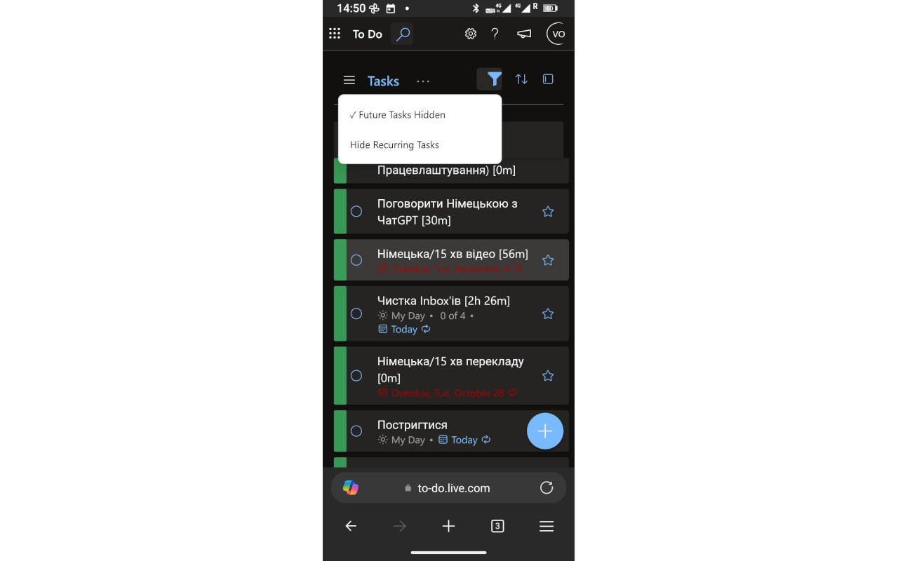 MS ToDo Focus & Chronolog - 截图 2