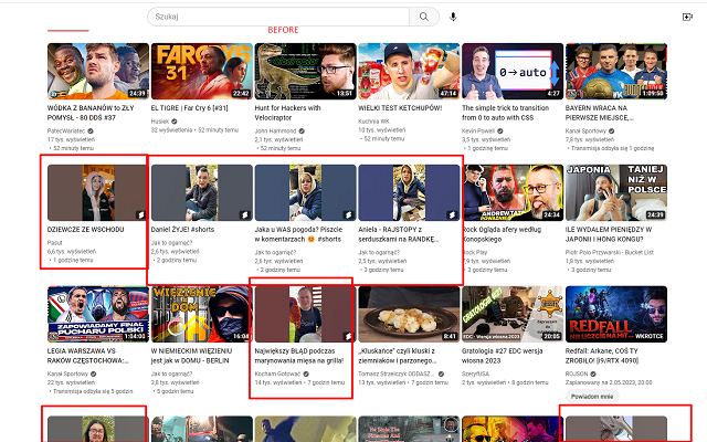 YouTube No Shorts - 截图 1
