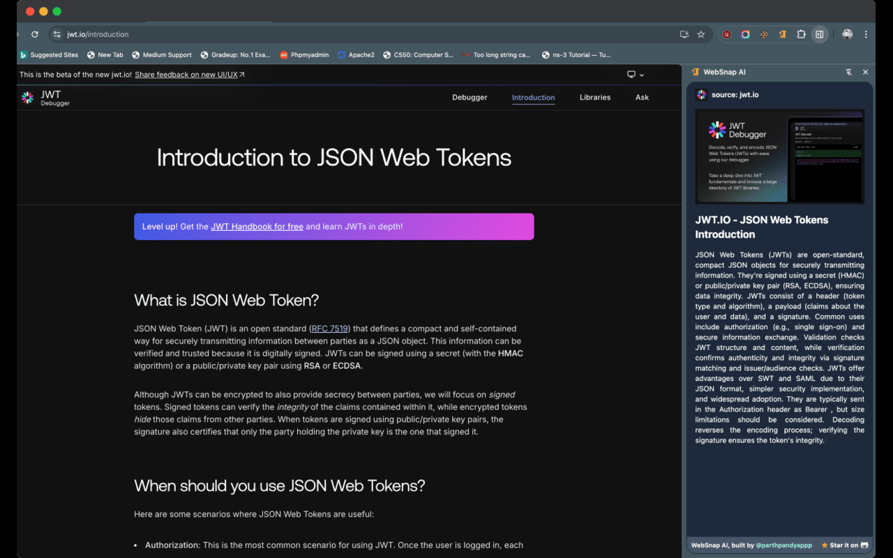 Web TLDR — AI Summaries for Articles & Blogs - 截图 2