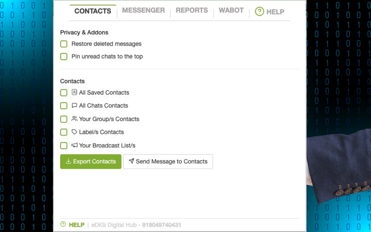 WABiz Bulk Sender - 截图 4
