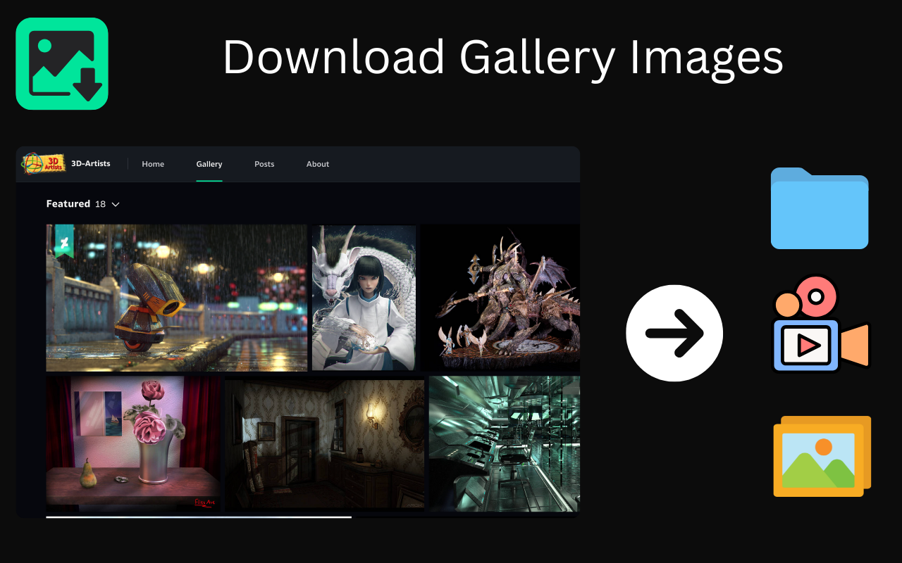 DeviantArt Images Downloader - 截图 2