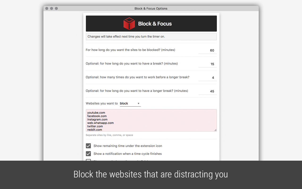 Block & Focus - 截图 4