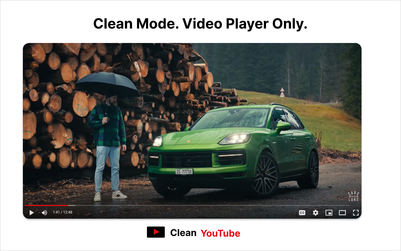 Clean YouTube - 删除短片和相关视频 - 截图 2