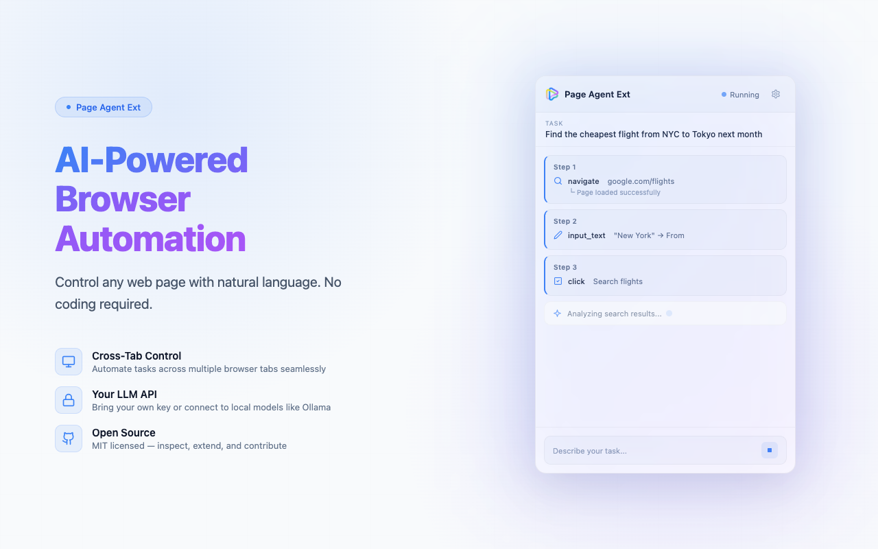 Page Agent Ext - 截图 4