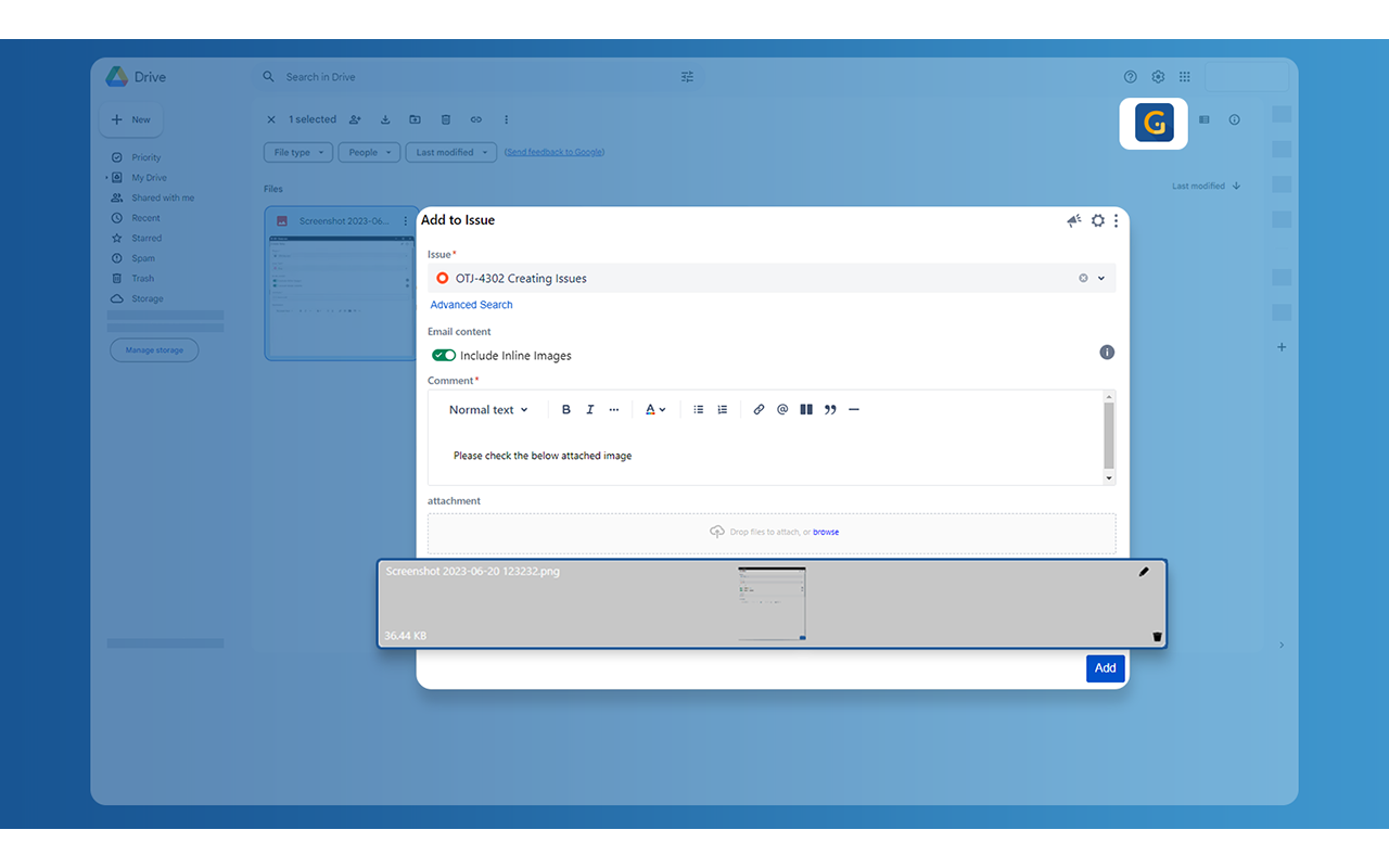 Jira Extension in Chrome - 截图 3