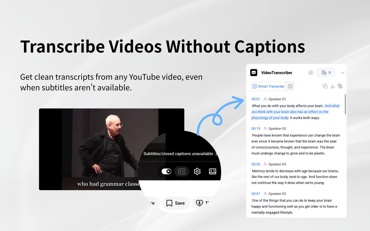 YouTube & 油管视频转录与摘要生成器(结合 ChatGPT 和 Gemini) - 截图 1