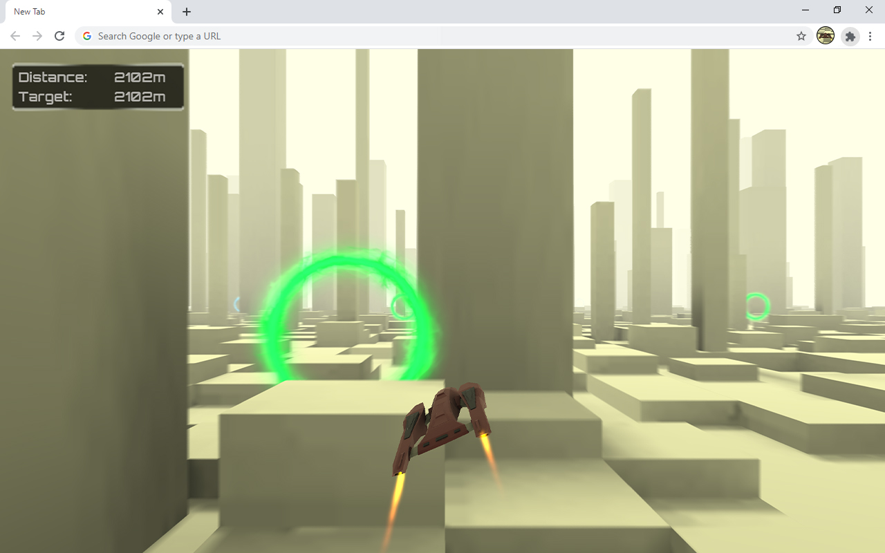 Sci Fi Racer Game - 截图 1