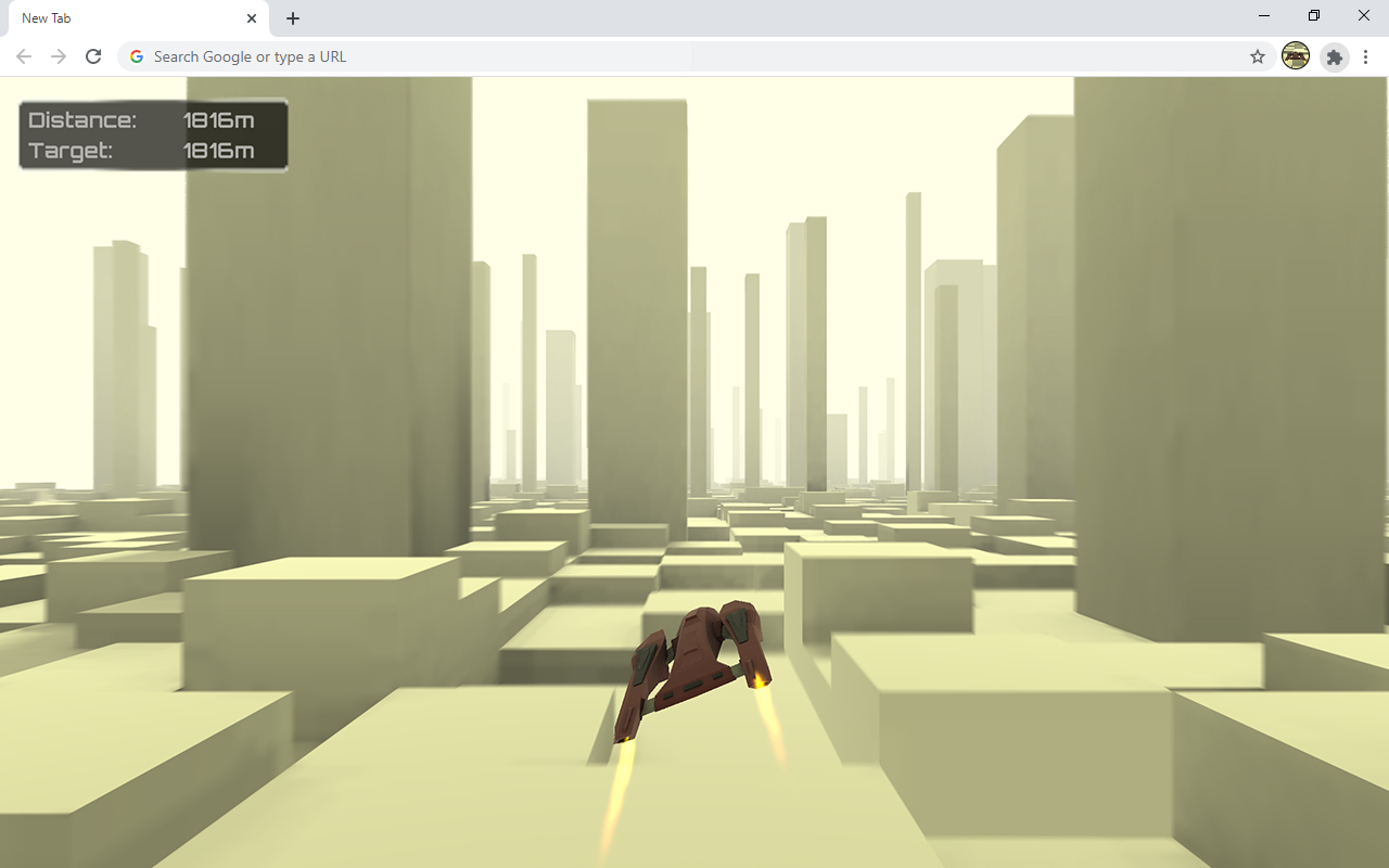 Sci Fi Racer Game - 截图 2
