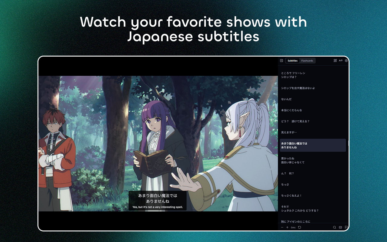ManabiDojo - Learn Japanese with Anime on Crunchyroll & Netflix - 截图 4