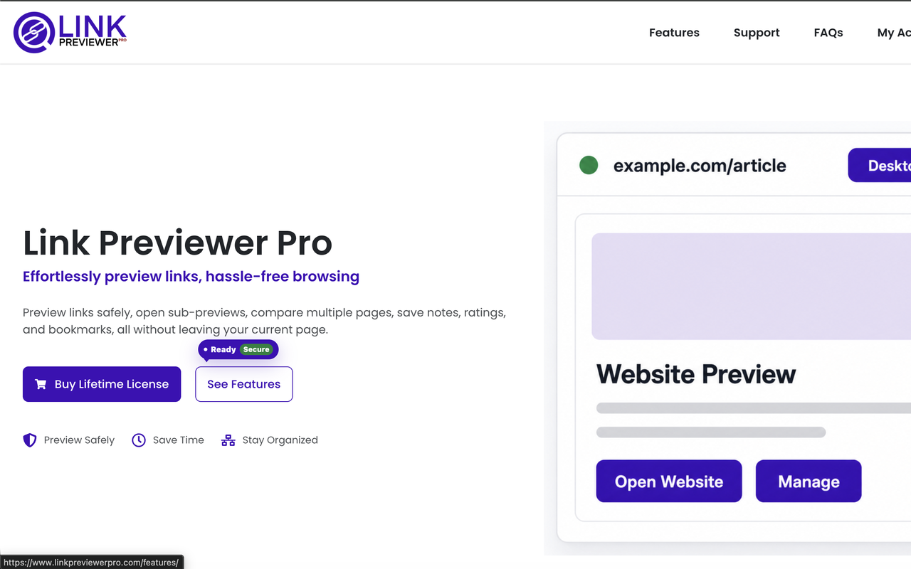 Link Previewer Pro - 截图 1