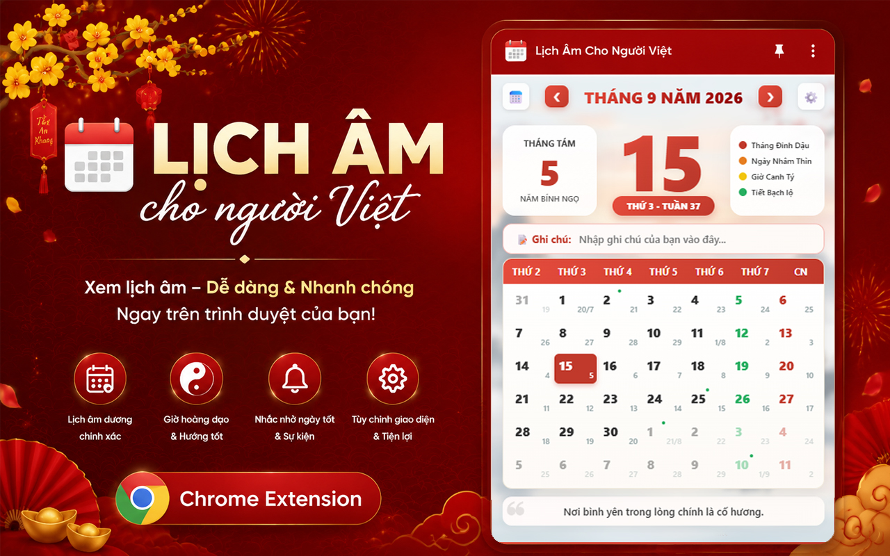 Âm Lịch Việt Nam - Lịch Vạn Niên Cho Người Việt - 截图 3