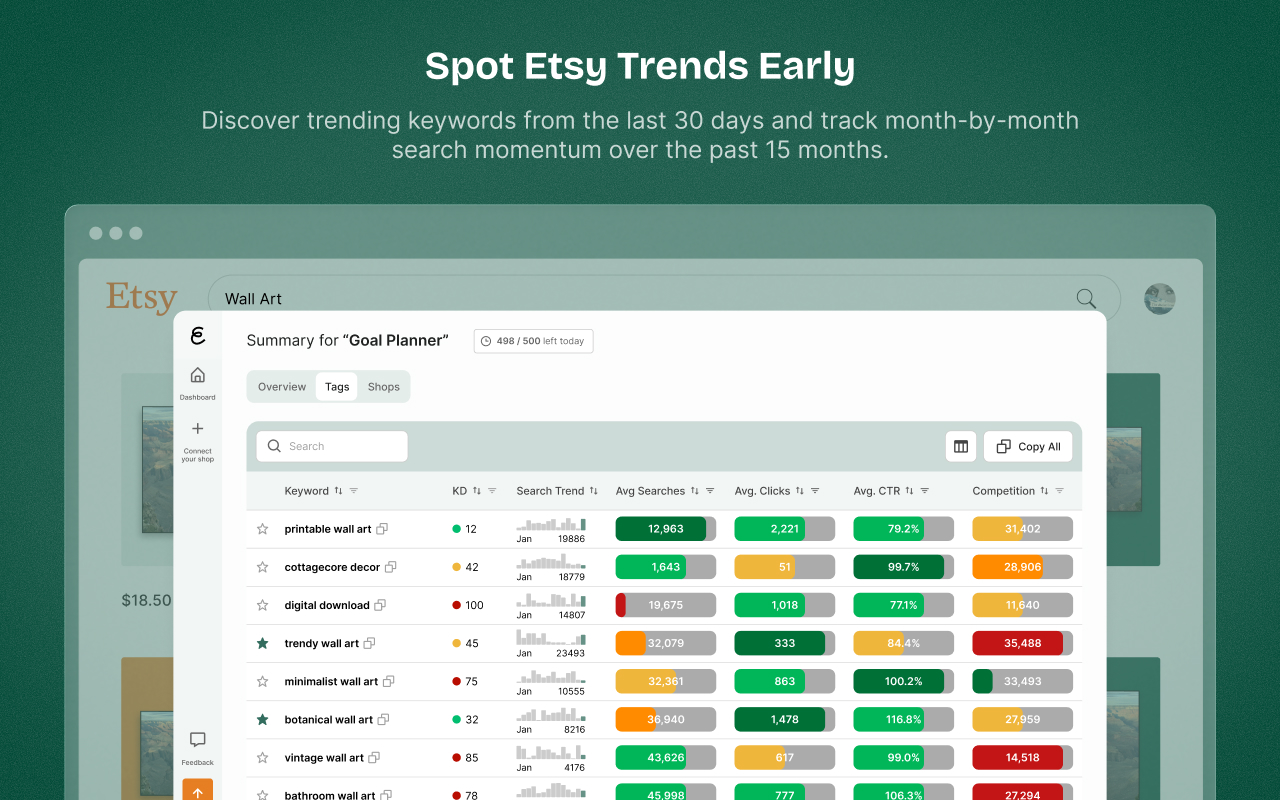 eRank - SEO for Etsy Sellers - 截图 2
