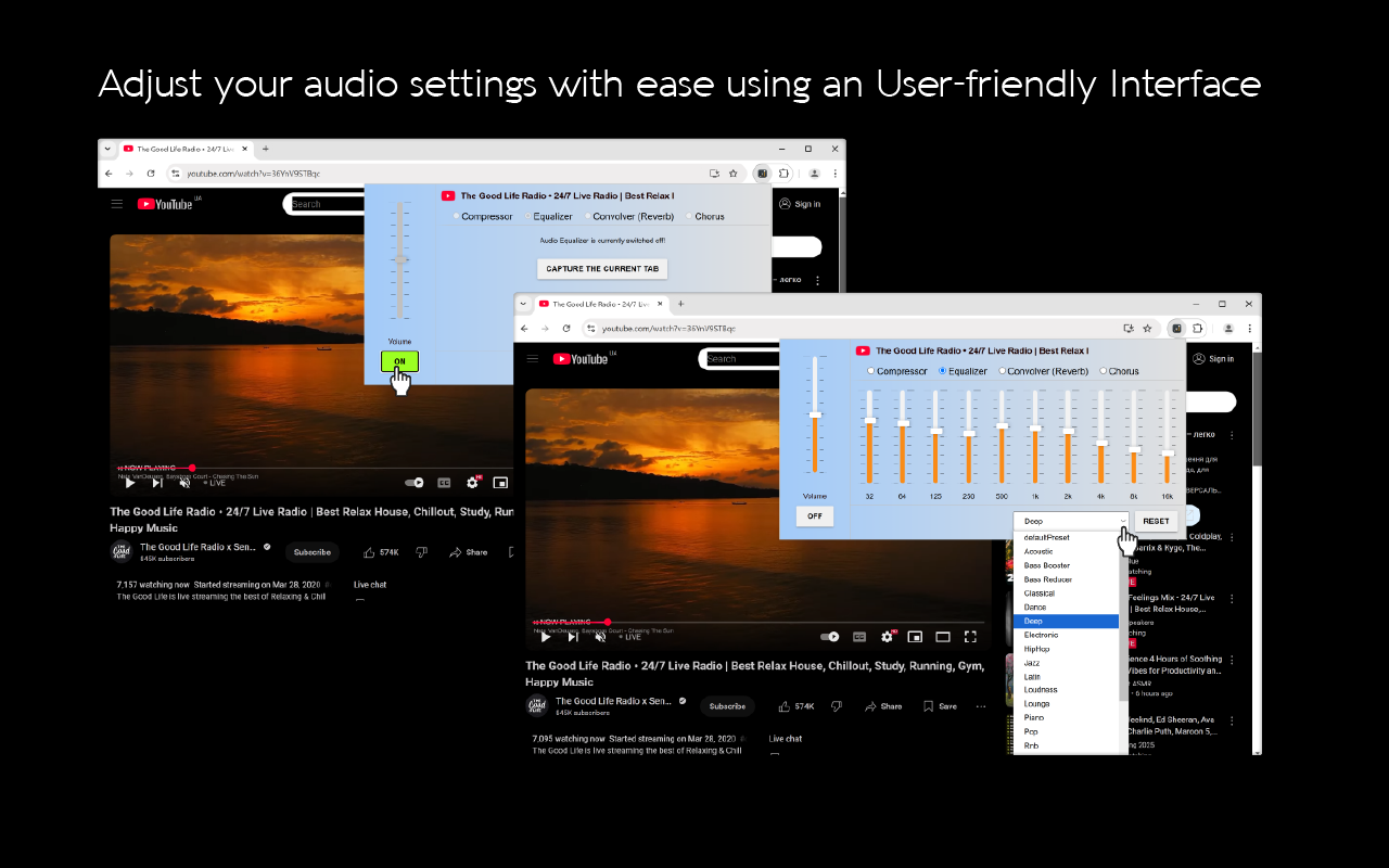 带音量增强器的均衡器 - Equalizer - 截图 1
