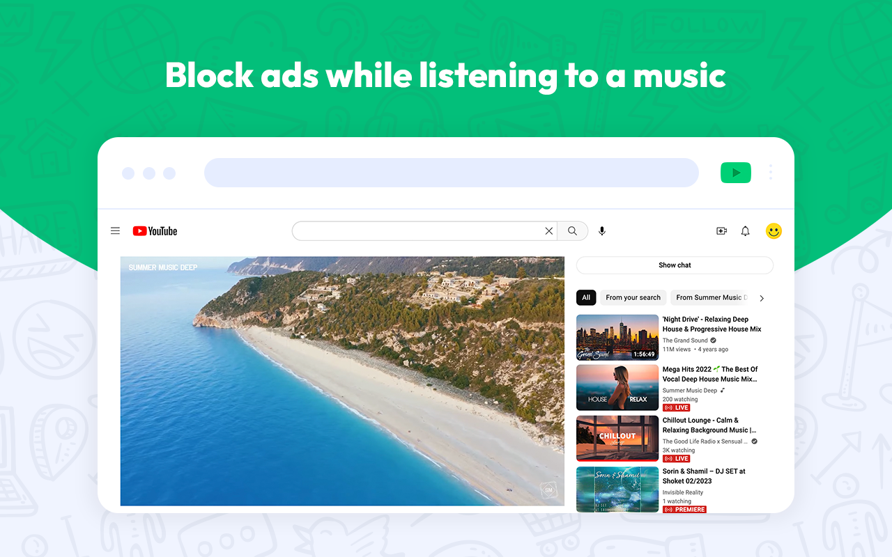 Adblock for YouTube™ - 截图 1