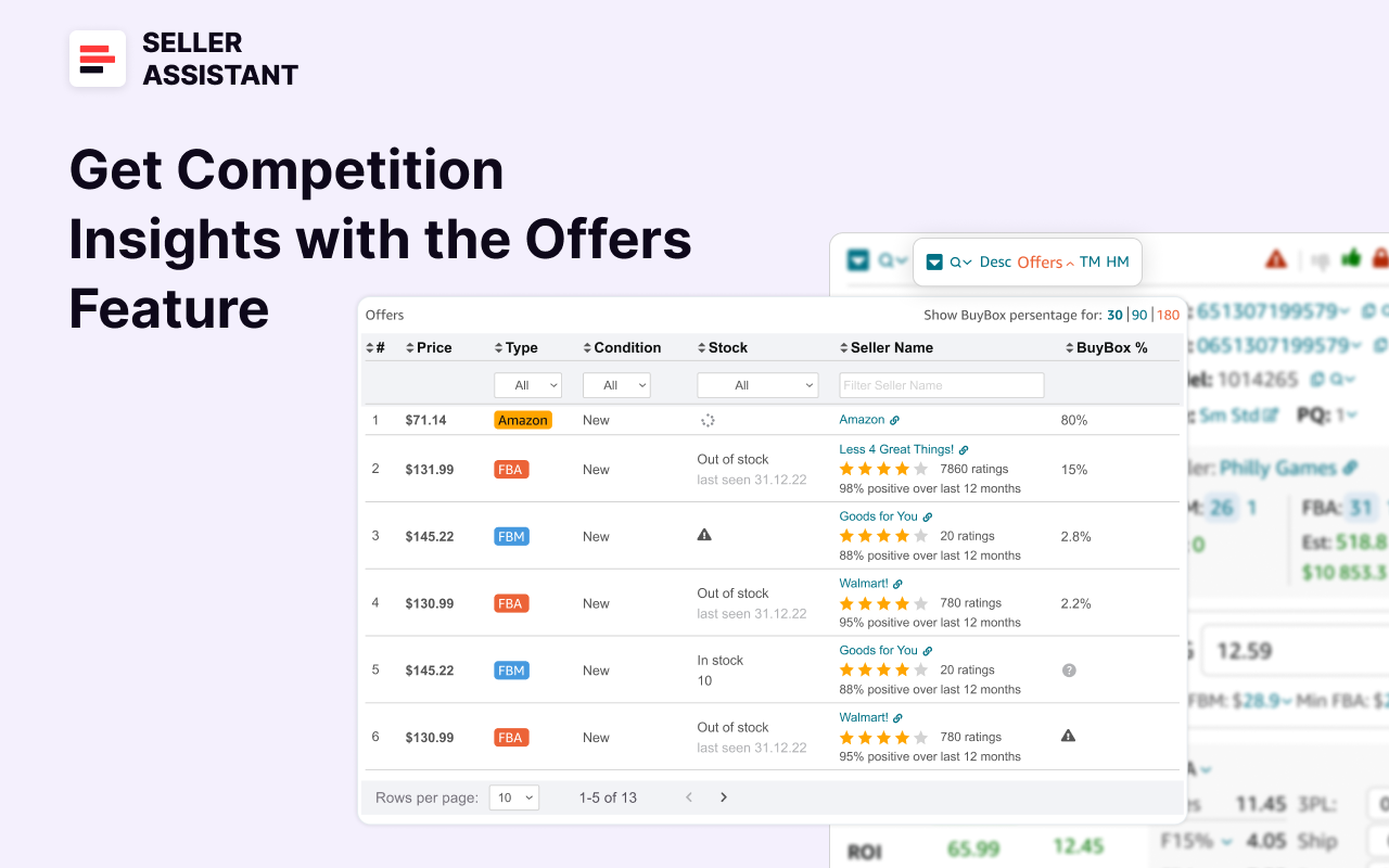 Seller Assistant — Amazon Product Research Tool - 截图 5