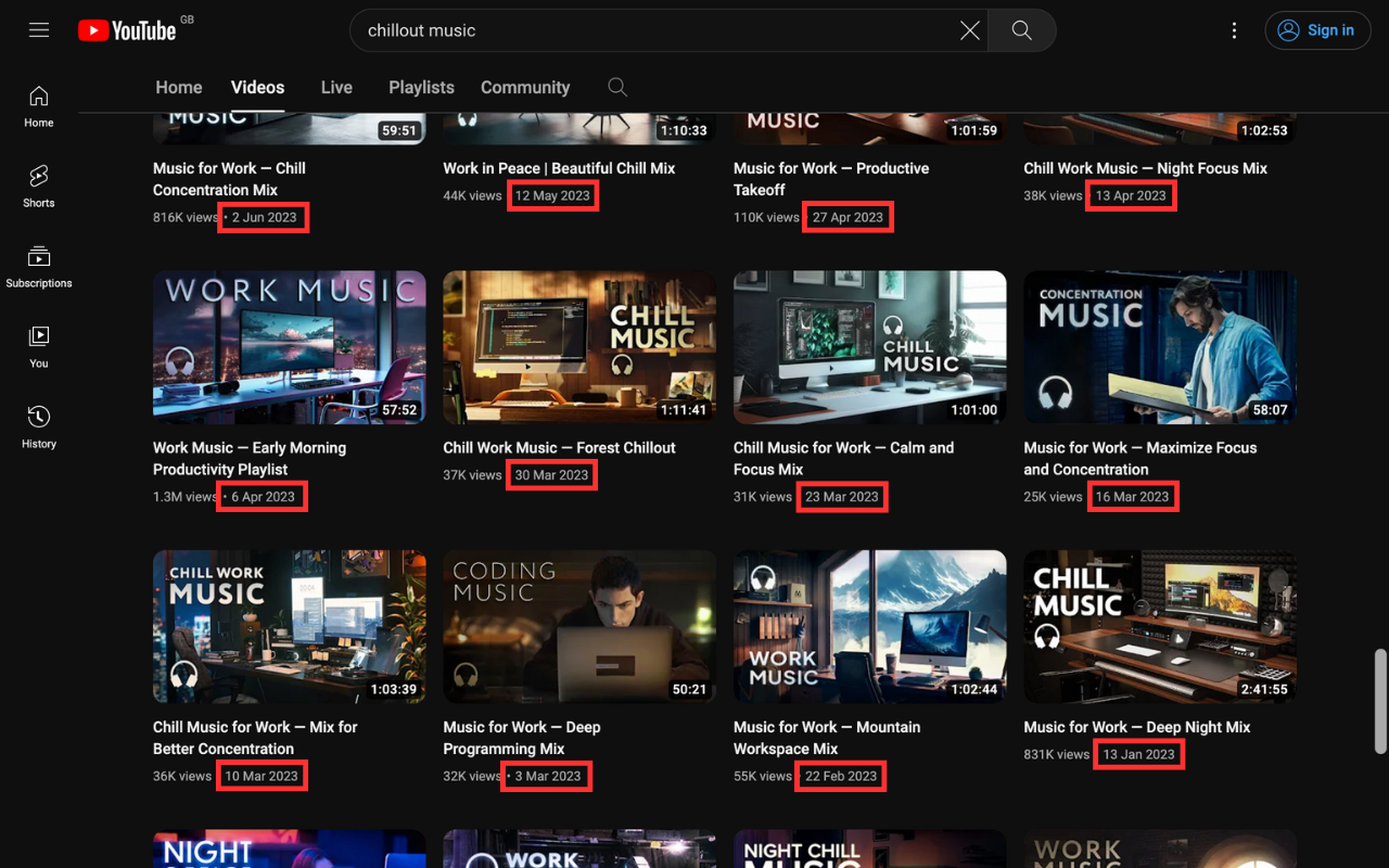 Show YouTube Video Upload Date - 截图 2
