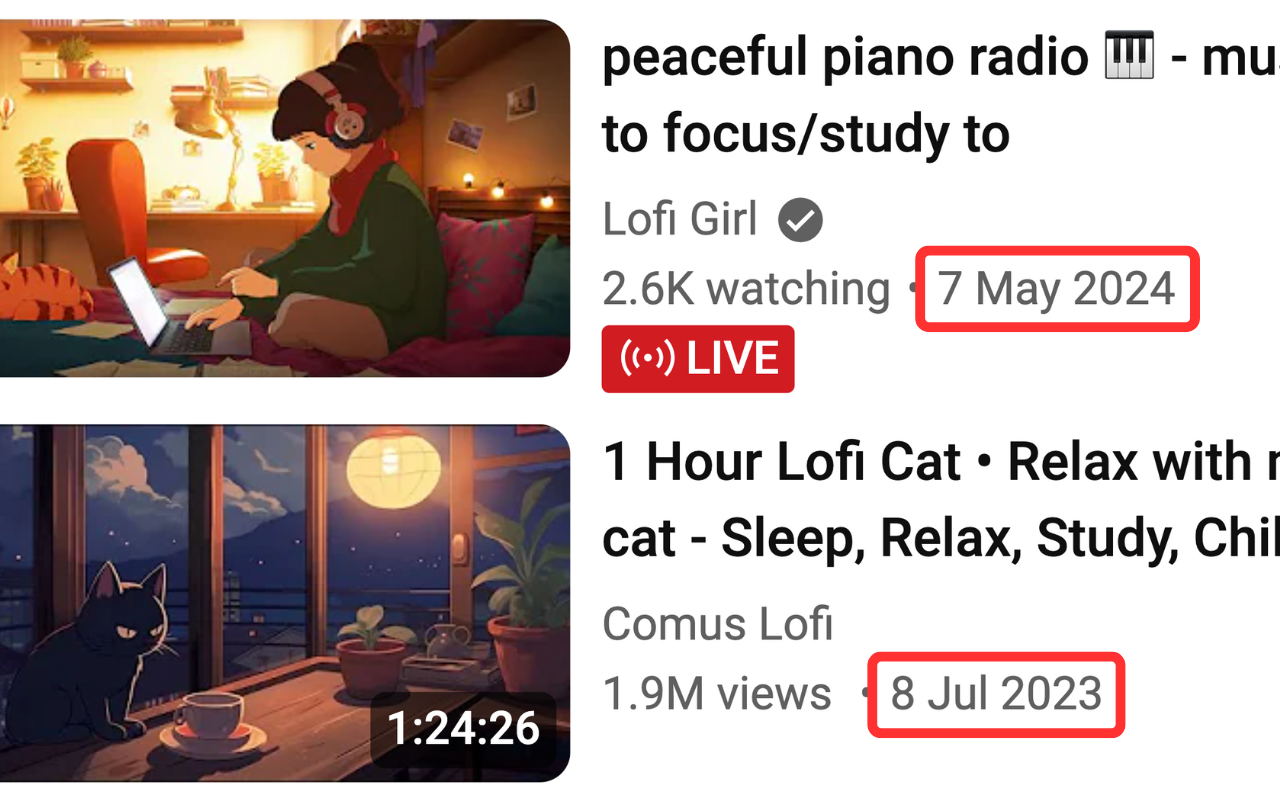 Show YouTube Video Upload Date - 截图 4