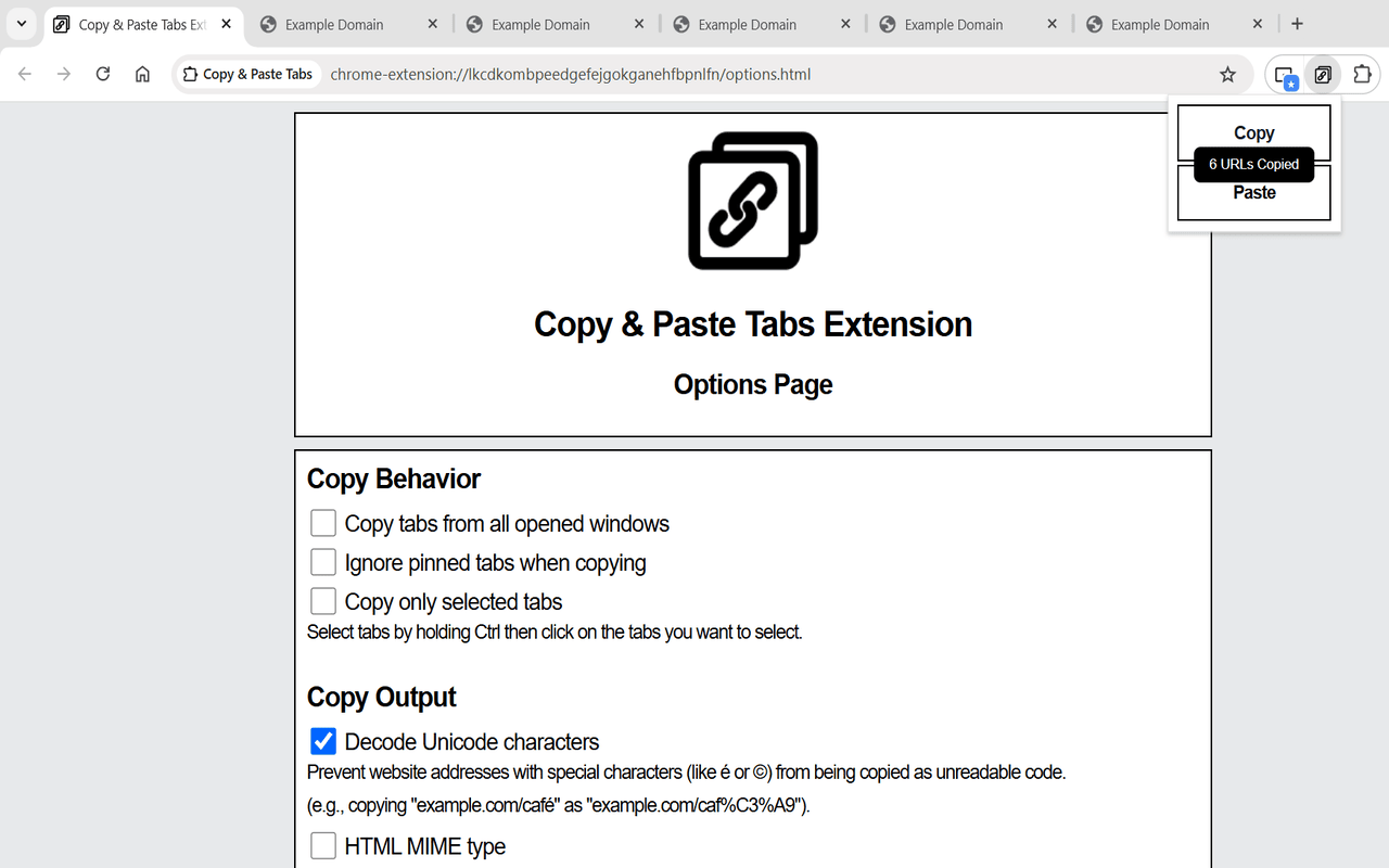 Copy & Paste Tabs - 截图 2