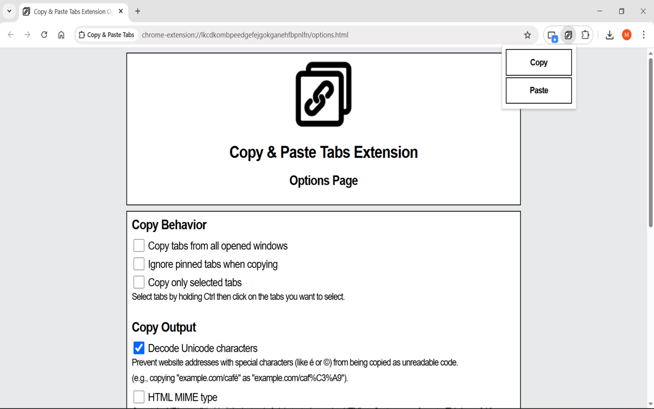 Copy & Paste Tabs - 截图 3
