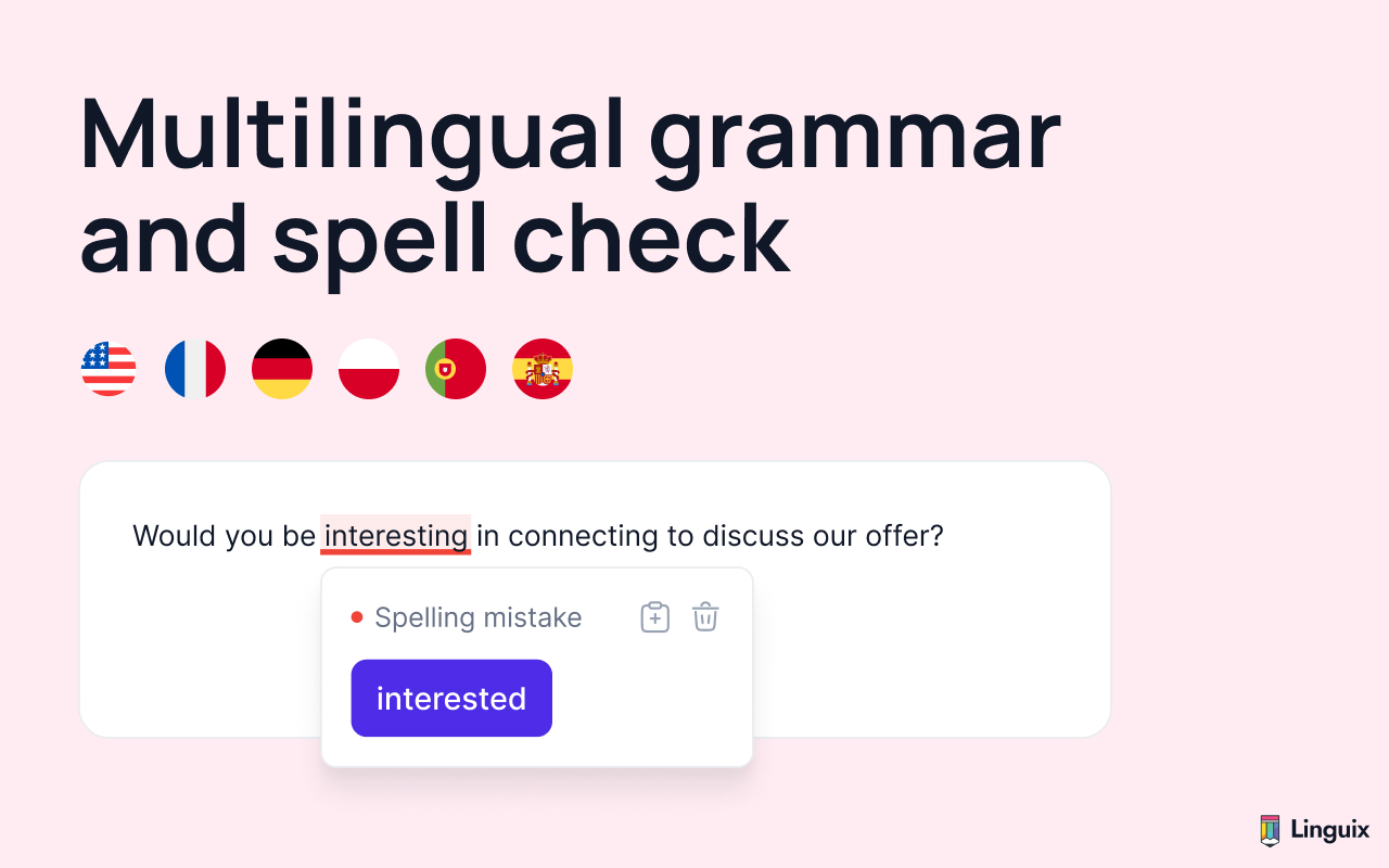 Linguix 语法和拼写检查器 - 截图 3