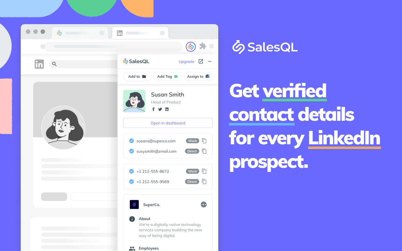 SalesQL - B2B Email Finder - 截图 3