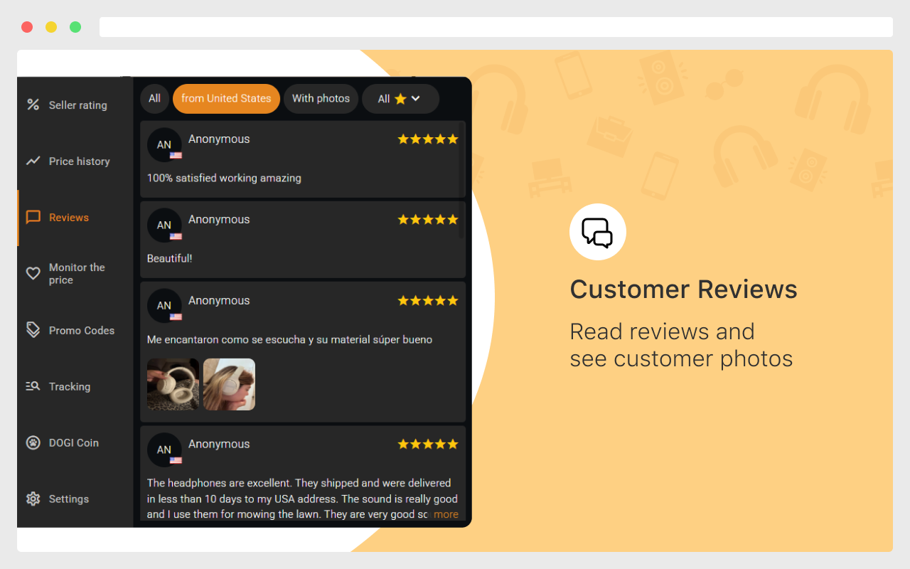 AliHelper – 购物助手,适用于 AliExpress ™ - 截图 3