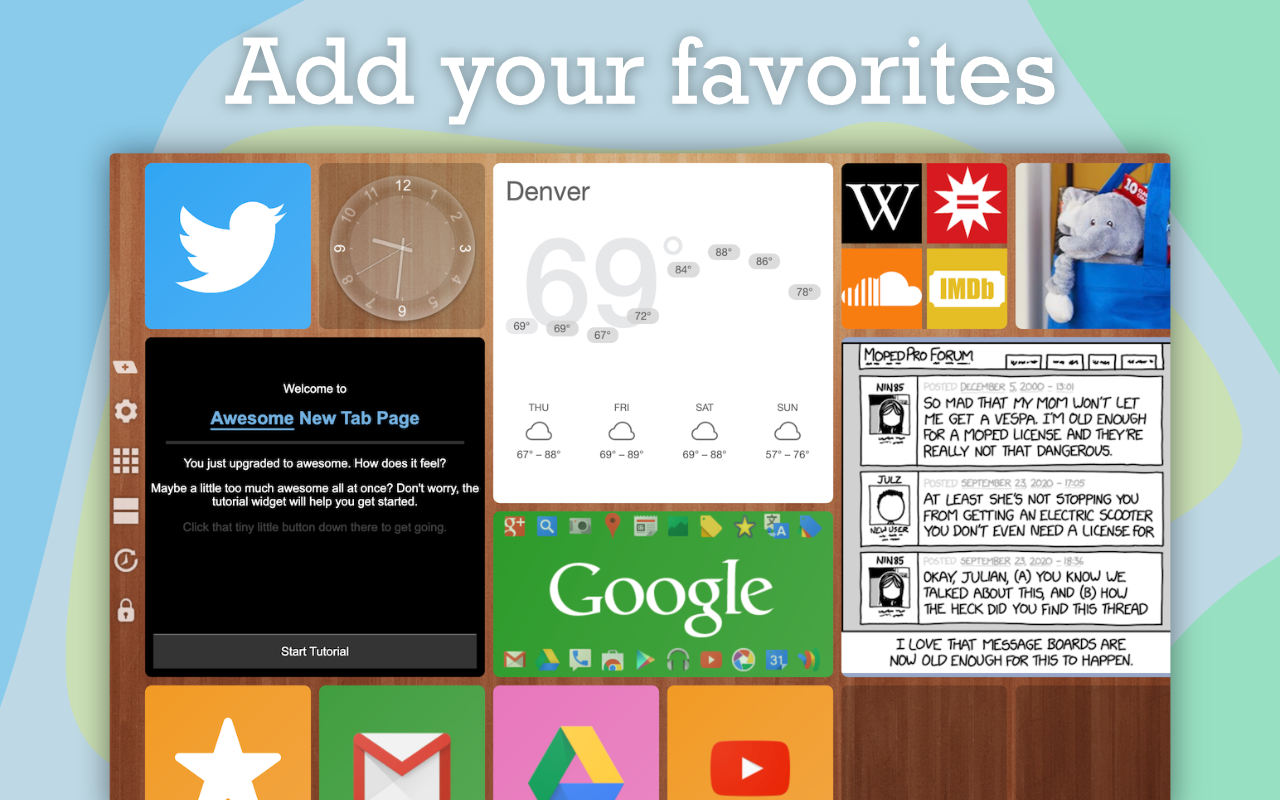 Awesome New Tab Page™ - 截图 4