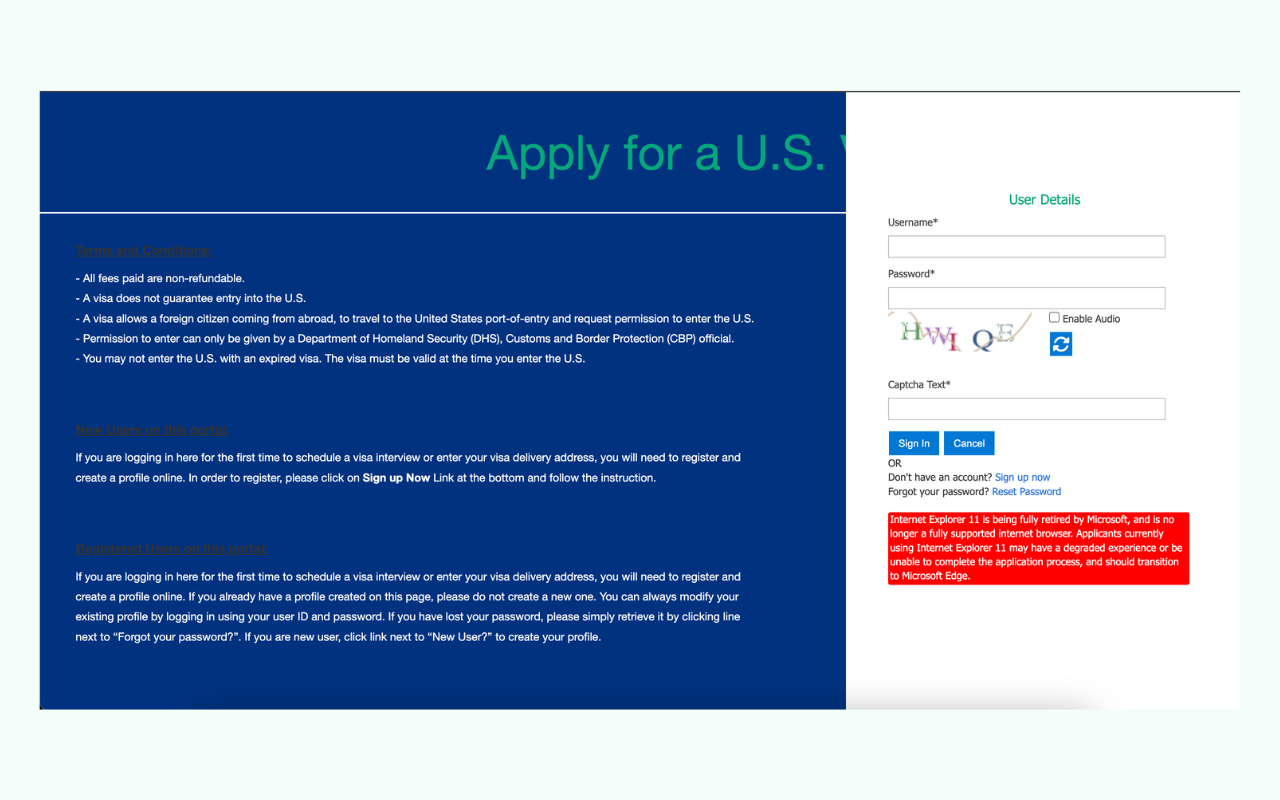 CGI US Visa Appointment Auto Rescheduler - 截图 1