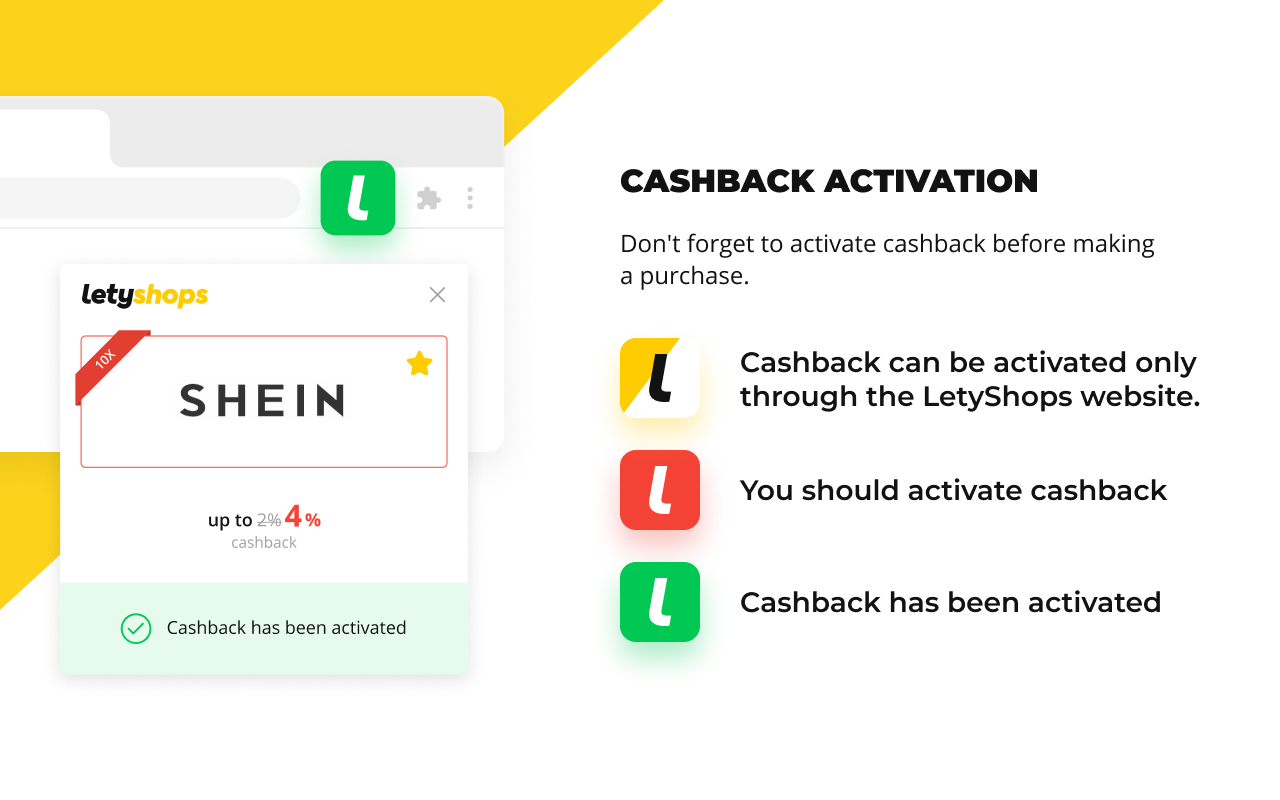 Cashback service LetyShops - 截图 5