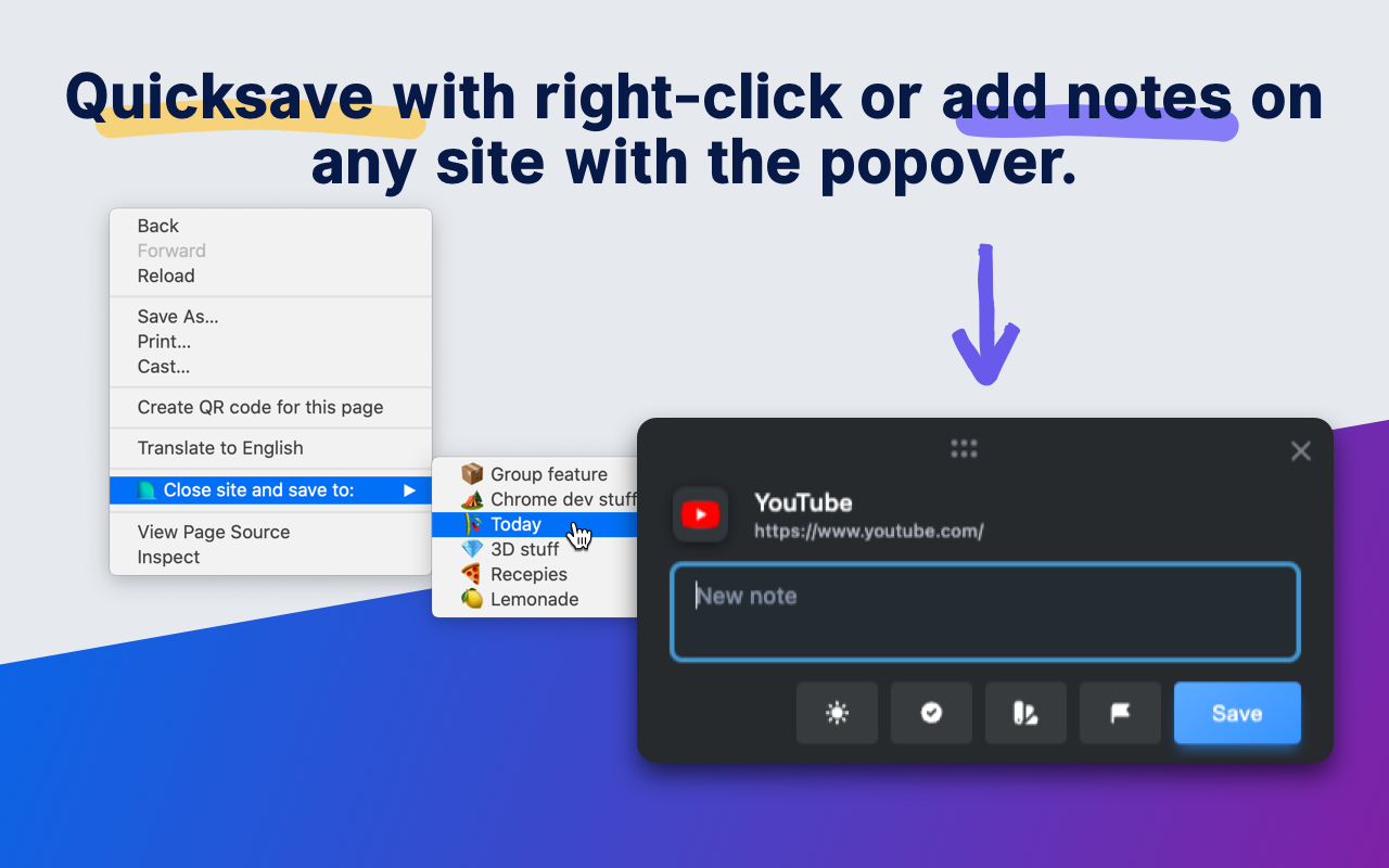 tabExtend - Easy Tab manager - 截图 1