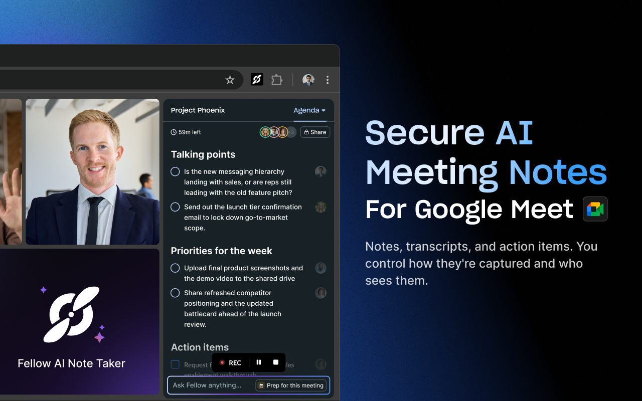 Fellow: Your Secure AI Meeting Assistant - 截图 2