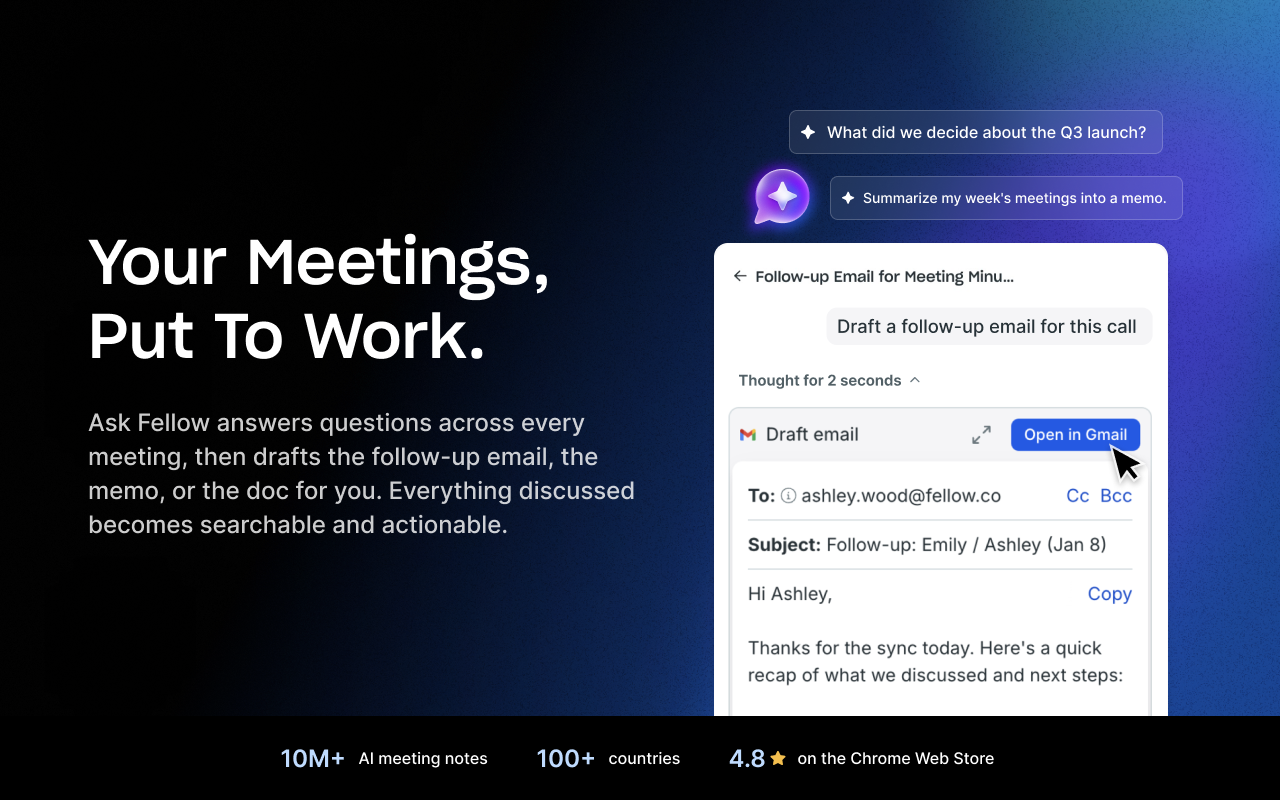 Fellow: Your Secure AI Meeting Assistant - 截图 3