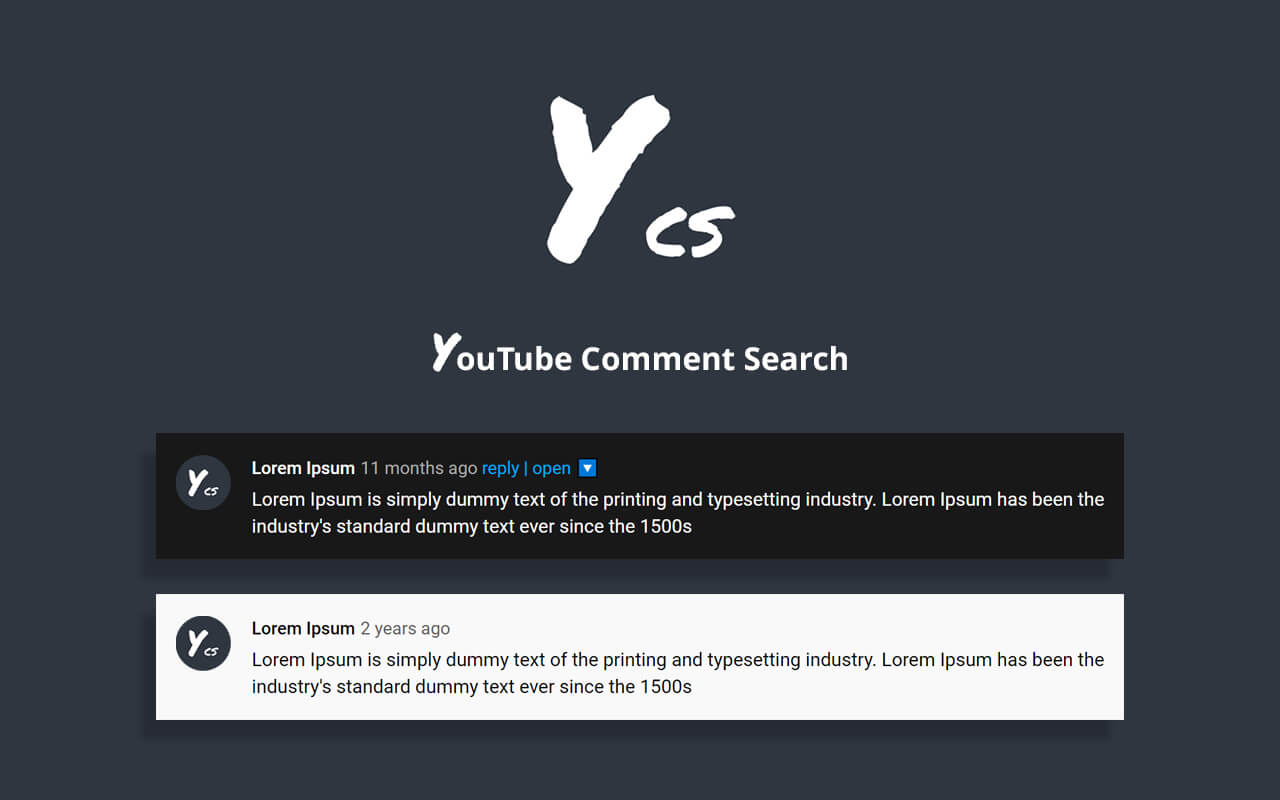YCS - YouTube Comment Search (Continued) - 截图 3
