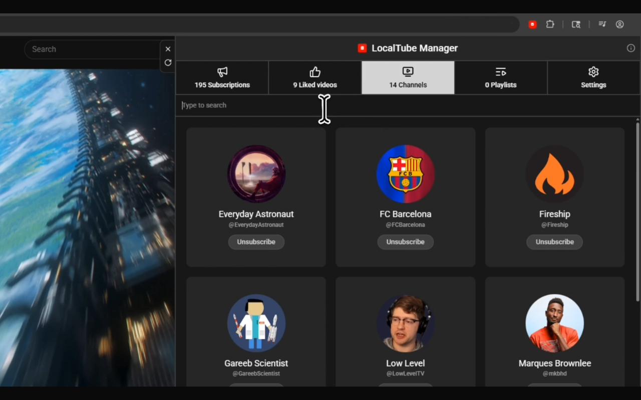 LocalTube Manager - 截图 4
