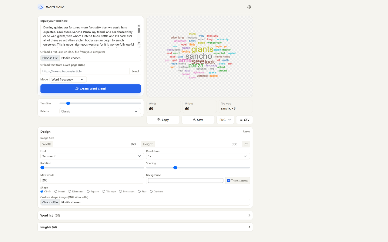 Word Cloud for Google Chrome™ - 截图 2