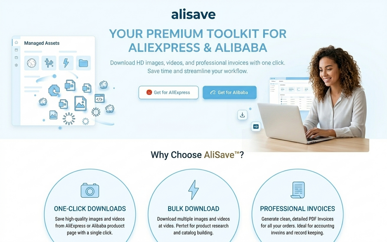 AliSave - Download AliExpress Images & Videos - 截图 2