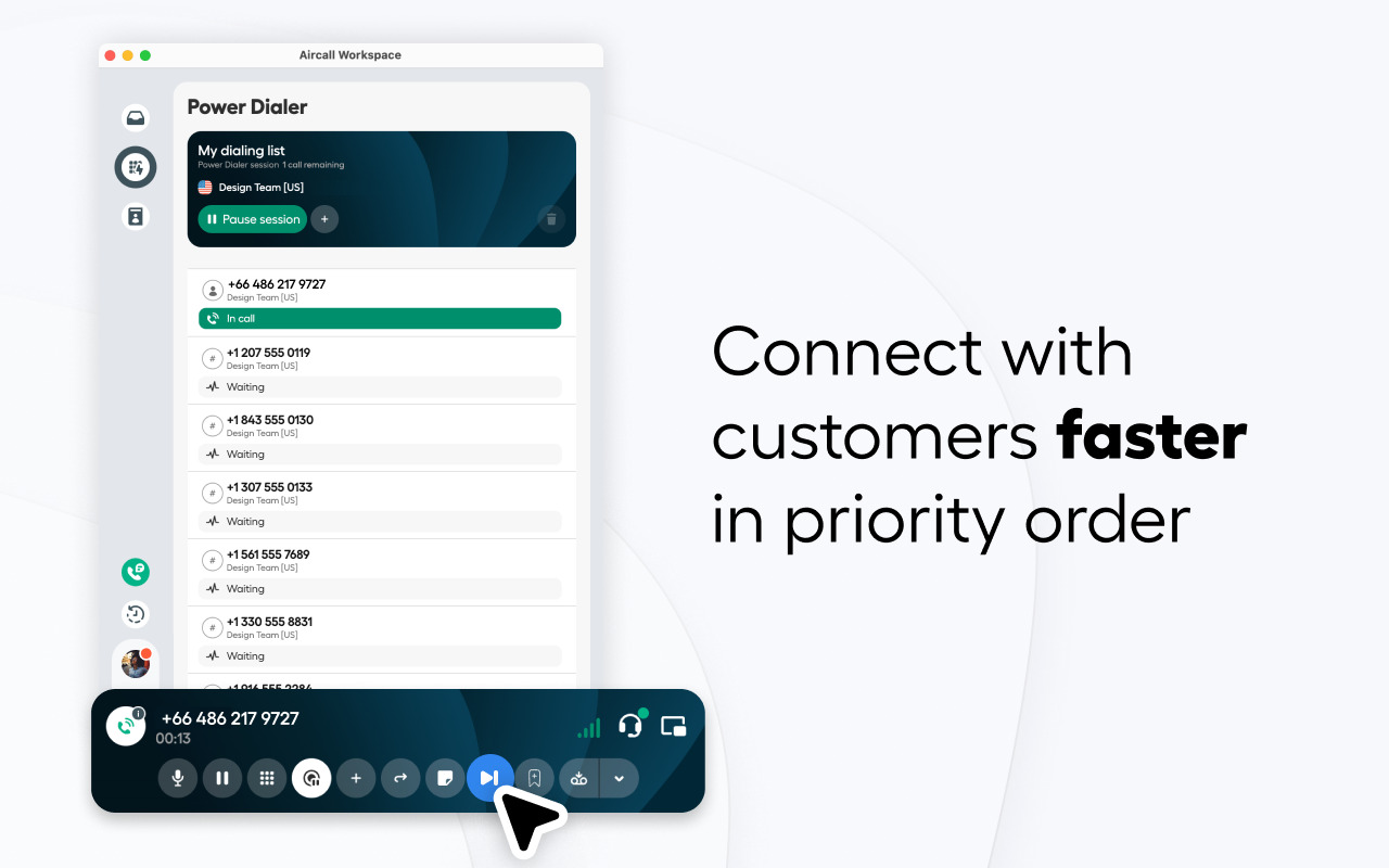 Aircall Dialer - 截图 1