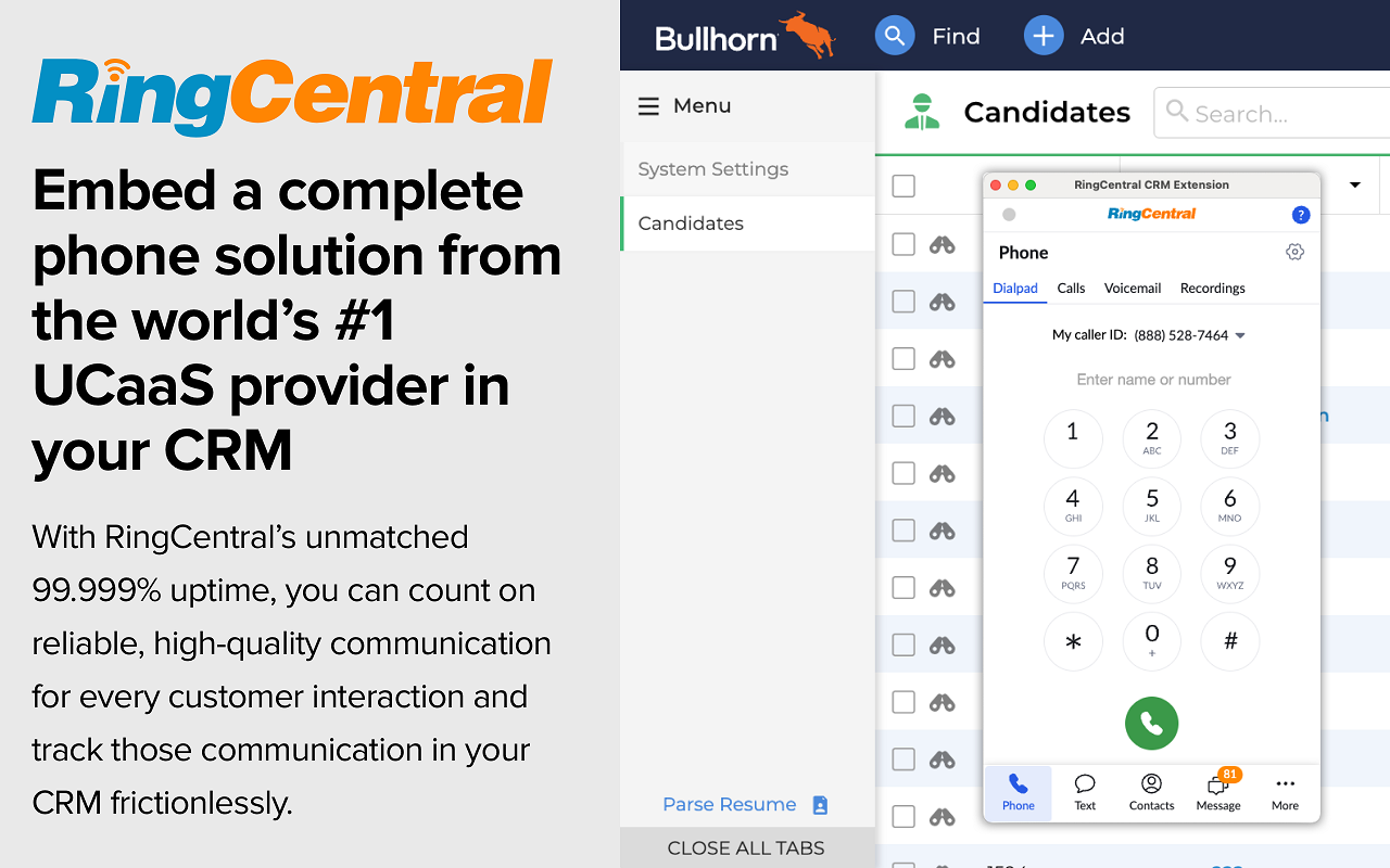 RingCentral App Connect - 截图 1