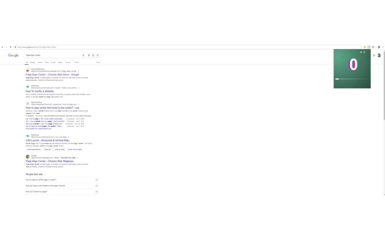 Page Align Center - 截图 3