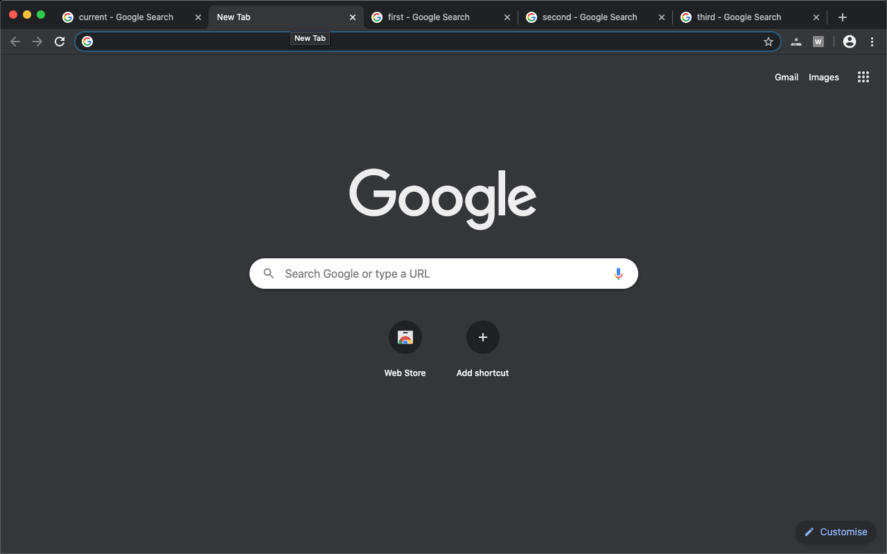 Open Tabs Next to Current - 截图 1