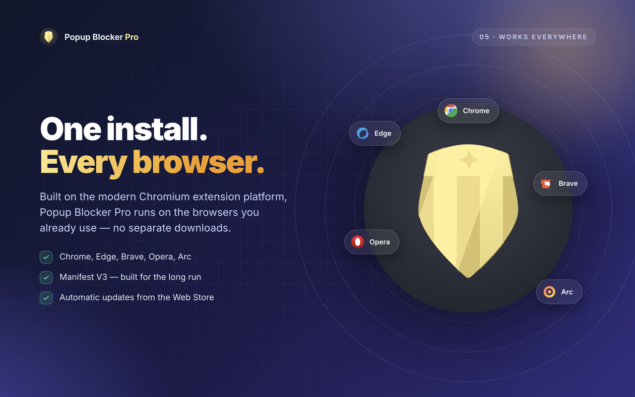 Popup Blocker Pro - 截图 1