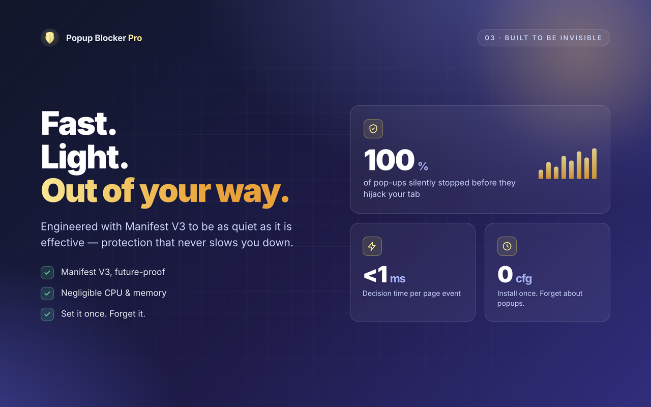 Popup Blocker Pro - 截图 4