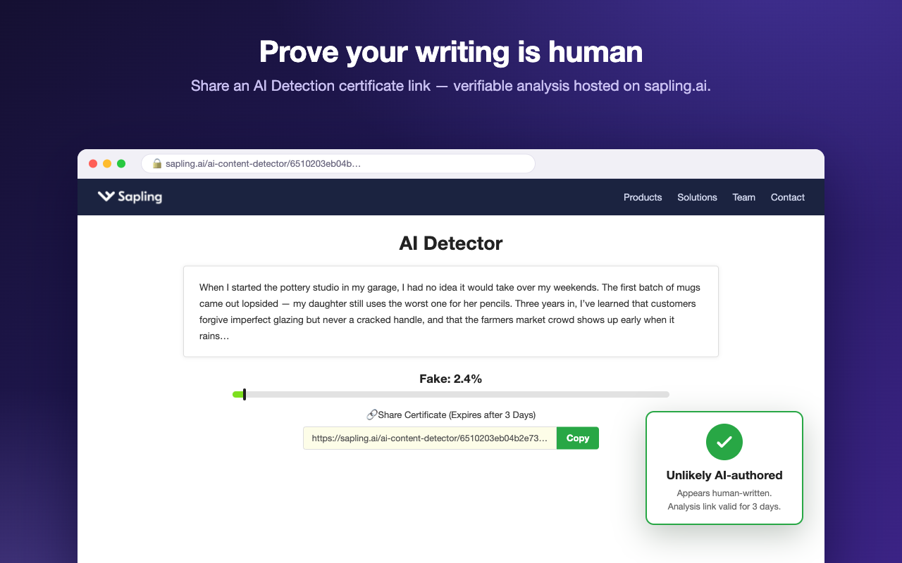 AI Content Detector: ChatGPT, Claude, Gemini - 截图 3